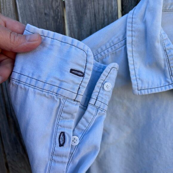 Modbe button up long sleeve denim size medium - Picture 4 of 8